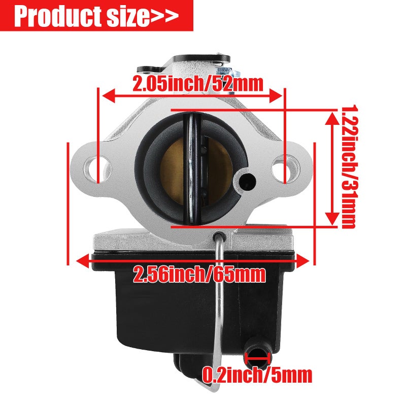 YOFMOO 640065 Carburetor for Tecumseh OHV110 OHV115 OHV120 OHV125 OHV130 OV358EA OVH135 640065A 13HP 13.5HP 14HP 15HP Engine Lawn Mower Carb 520952 056316 13153 - Image 3